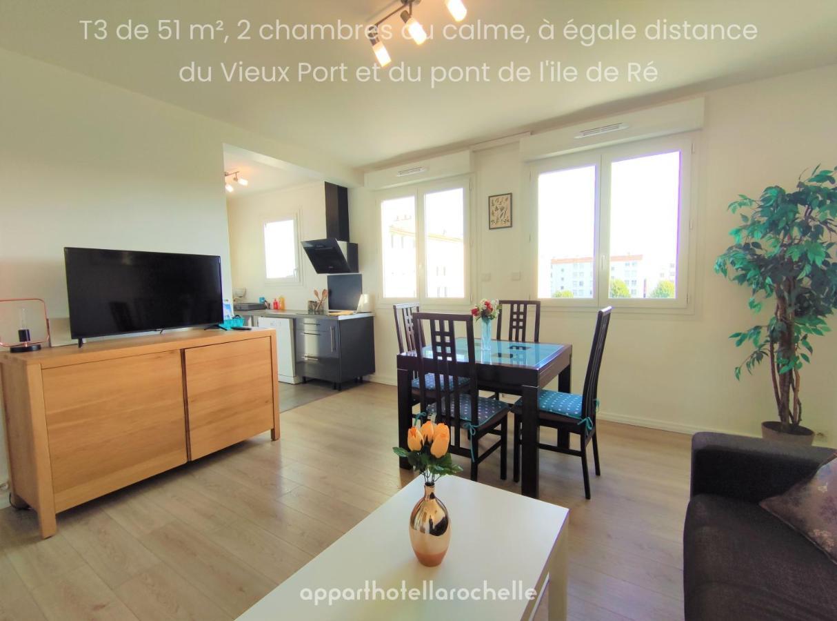 6 Appartements Et 4 Adresses A Mi-Chemin Entre Le Vieux Port Et L Ile De Re La Rochelle  Buitenkant foto
